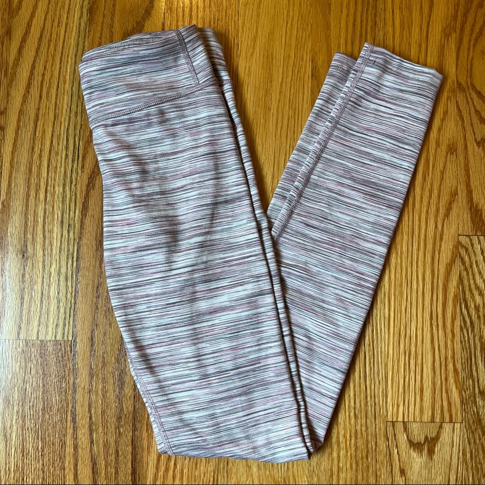Athleta Girl purple space dyed leggings size XL / 14